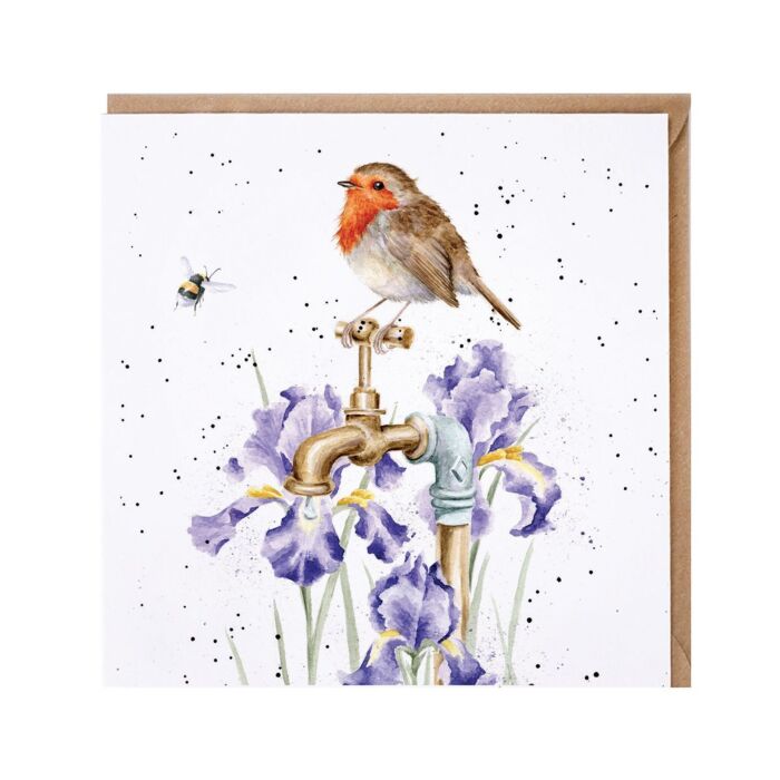Wrendale Designs The Gardeners Guest Robin Card